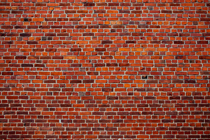 Rough brick texture stone effect rug - TenStickers