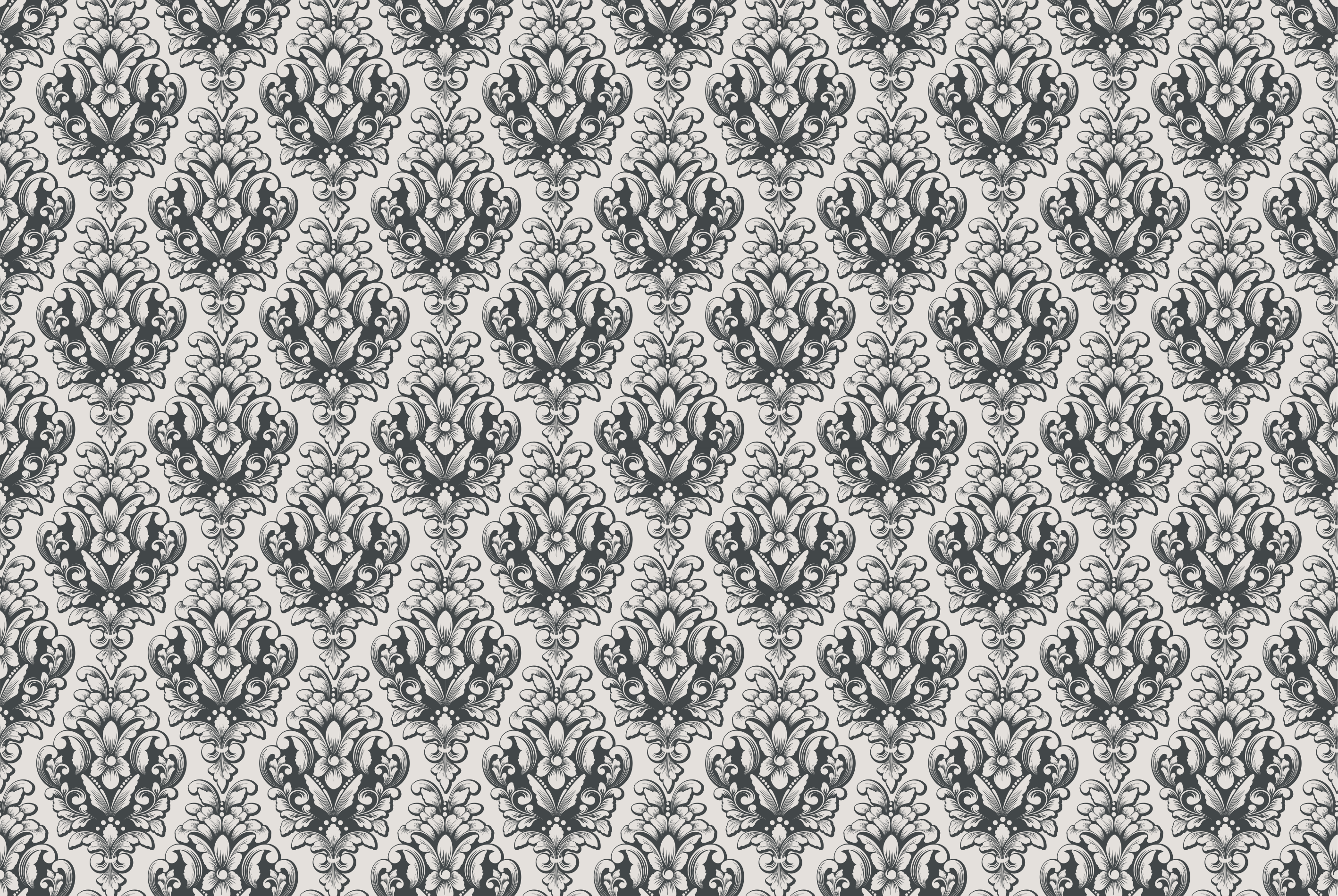 Baroque Tile Pattern vintage rug - TenStickers