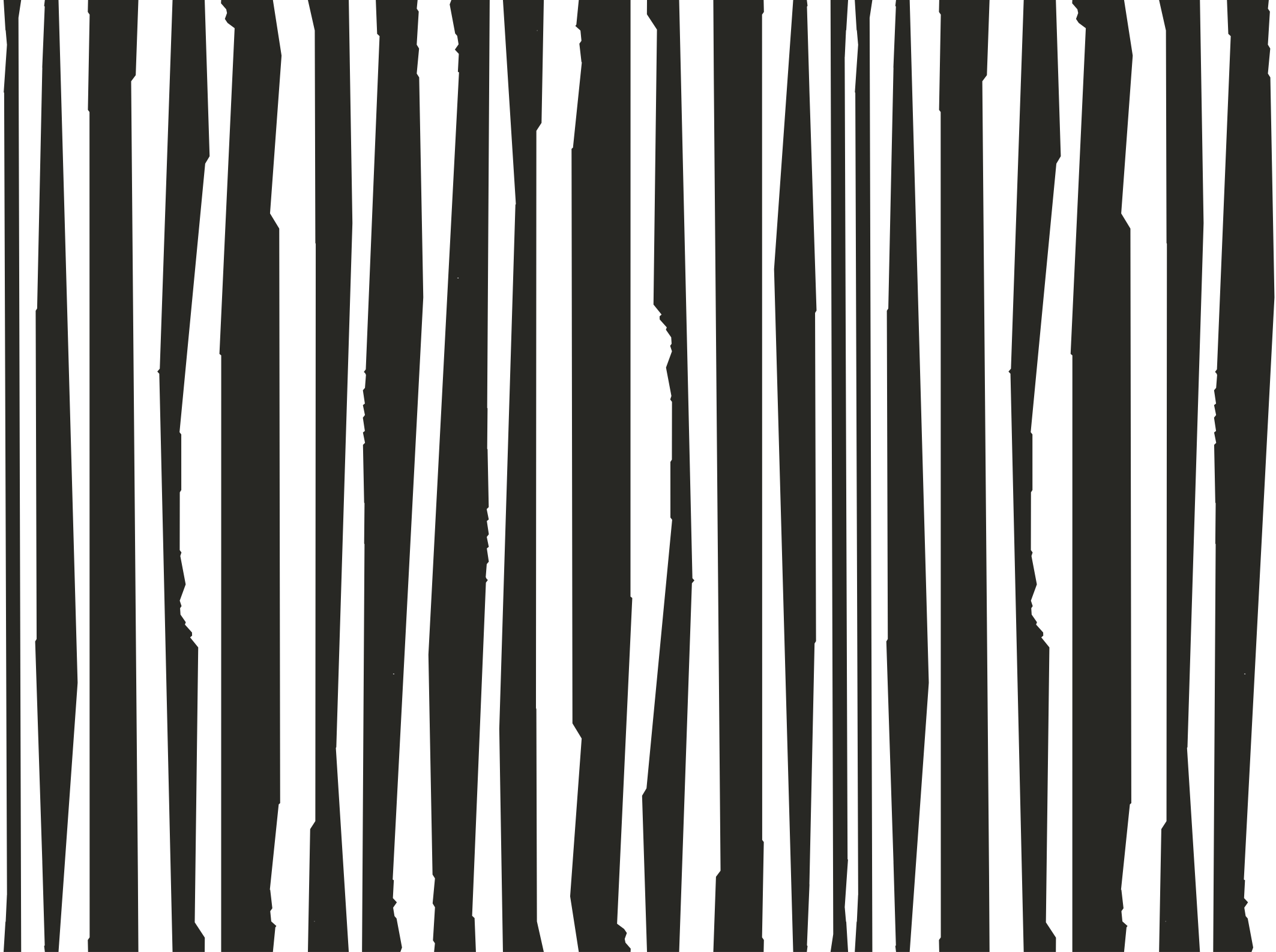 Striped Monochrome Design stripes rug - TenStickers