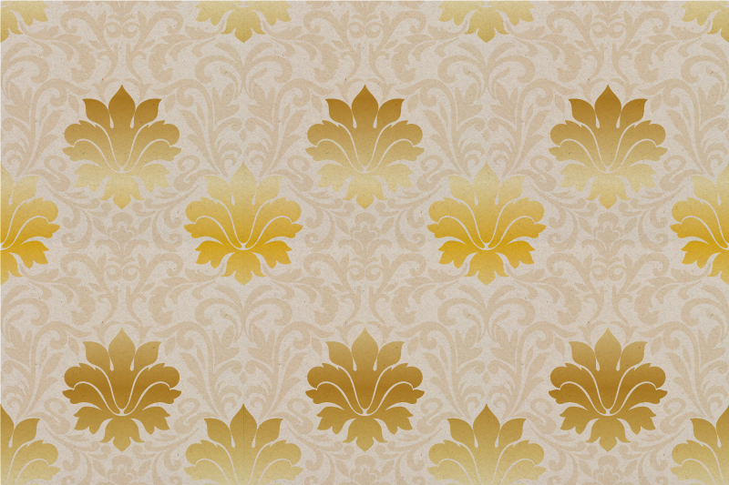 Baroque Pattern Elegance vintage rug - TenStickers