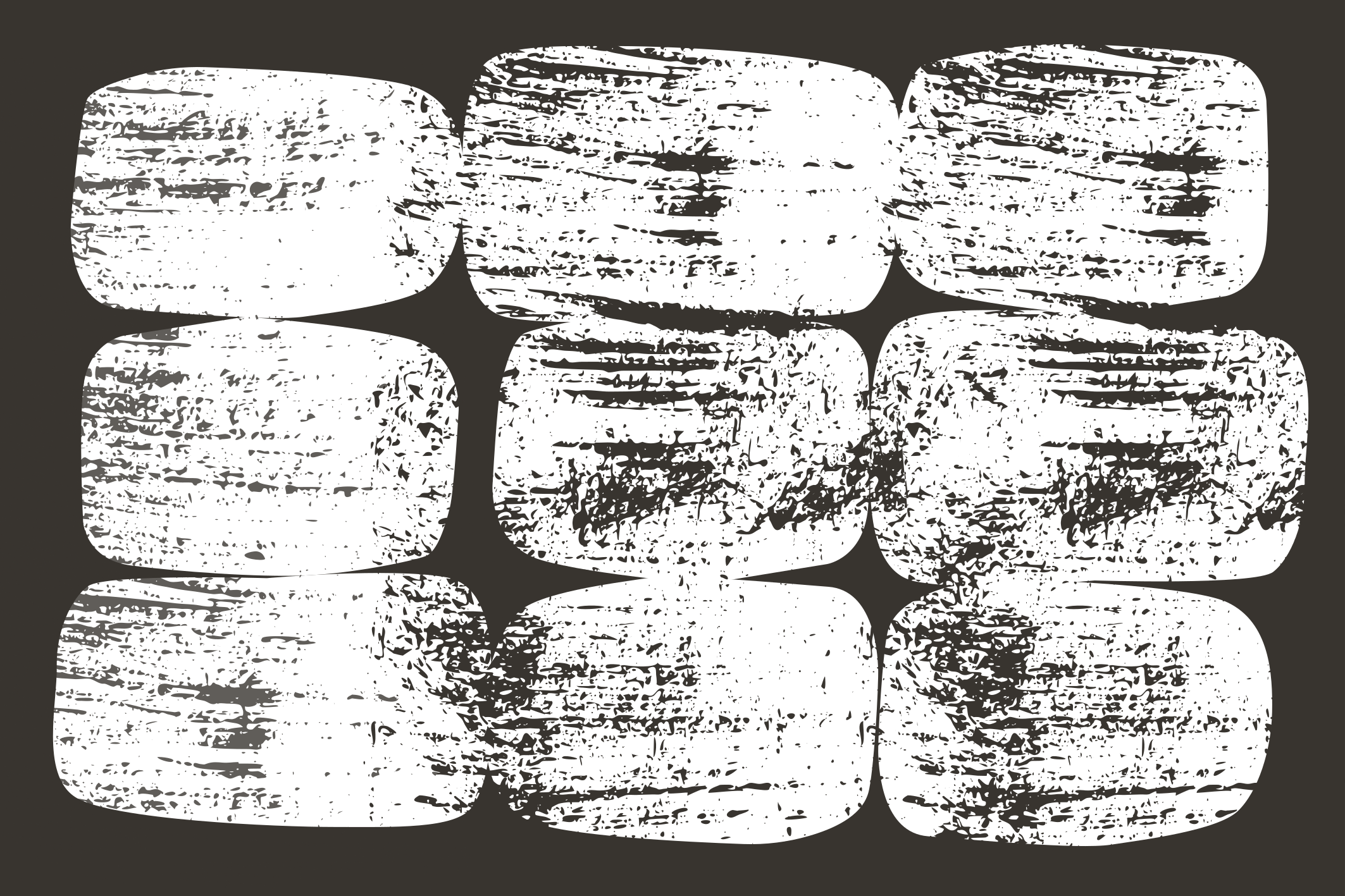 Mid-Century style geometric shapes modern rug - TenStickers