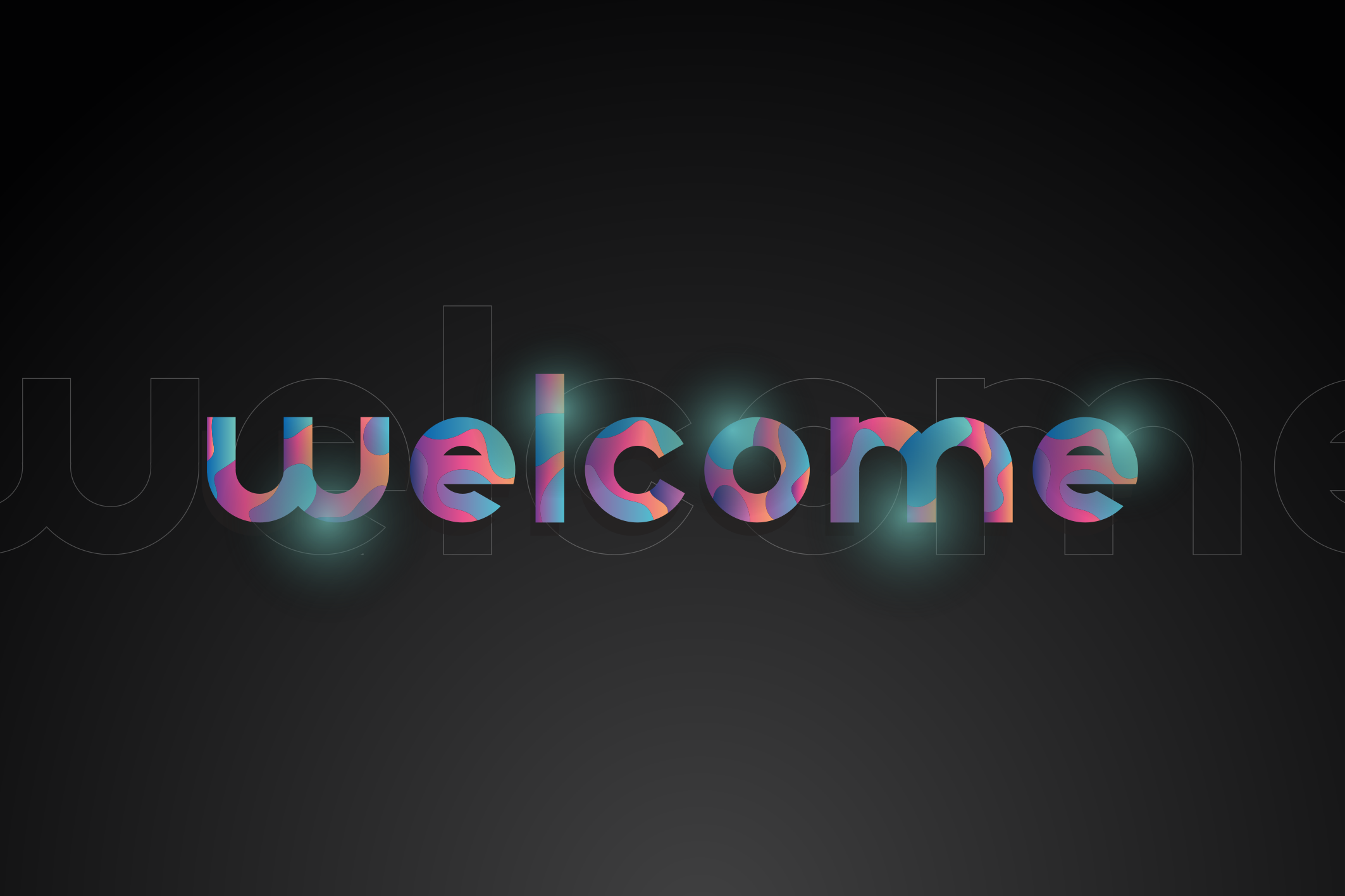 Colorful Welcome Text entrance hall rug - TenStickers