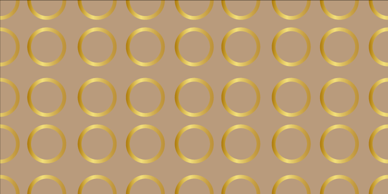 Geometric Circular Pattern stripes rug - TenStickers