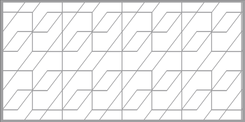 Geometric rug with zigzag pattern design - TenStickers