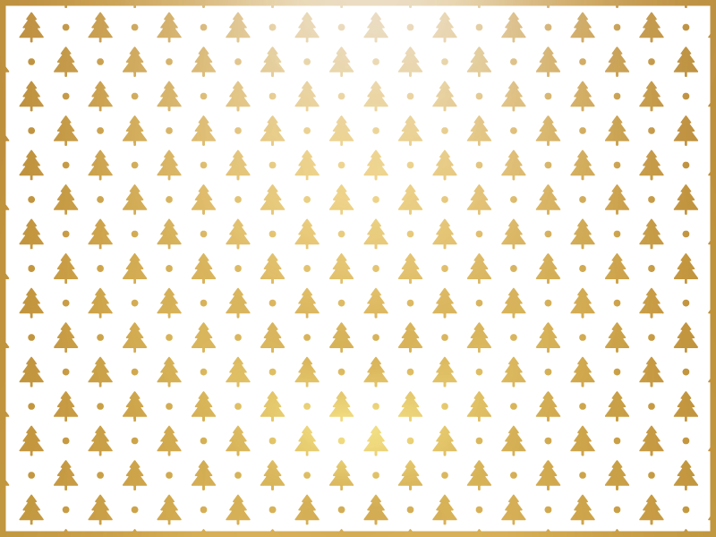 Festive Tree Pattern christmas rug - TenStickers