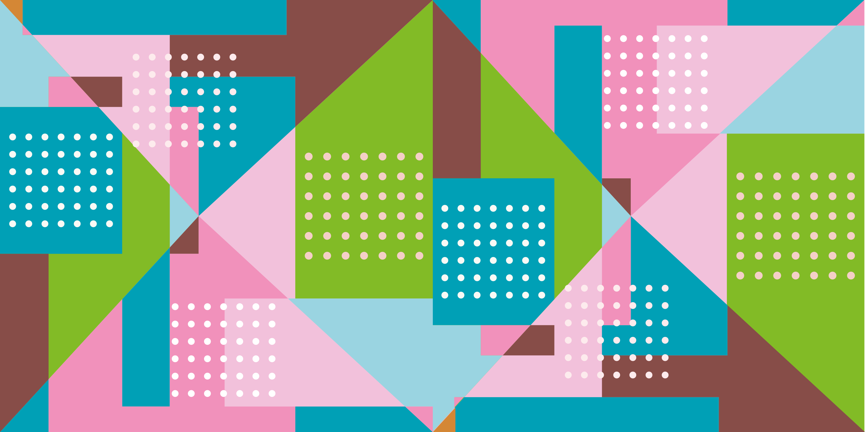 Geometric rug geometric shapes fusion - TenStickers