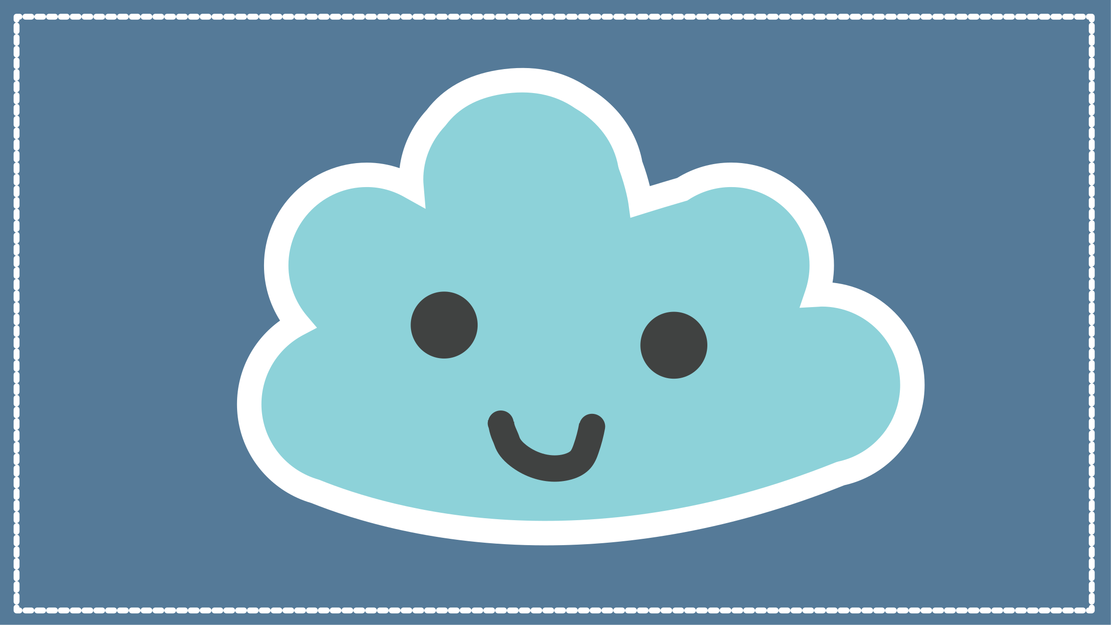 Smiling Cloud Design kids carpet - TenStickers