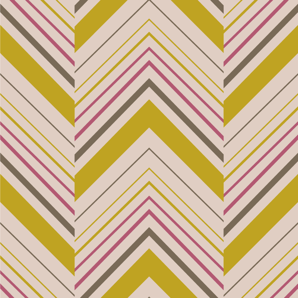 Chevron Lines stripes rug - TenStickers