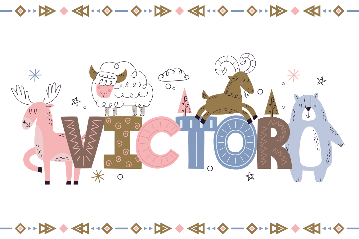 Personalized Alpaca Theme custom floor mat - TenStickers