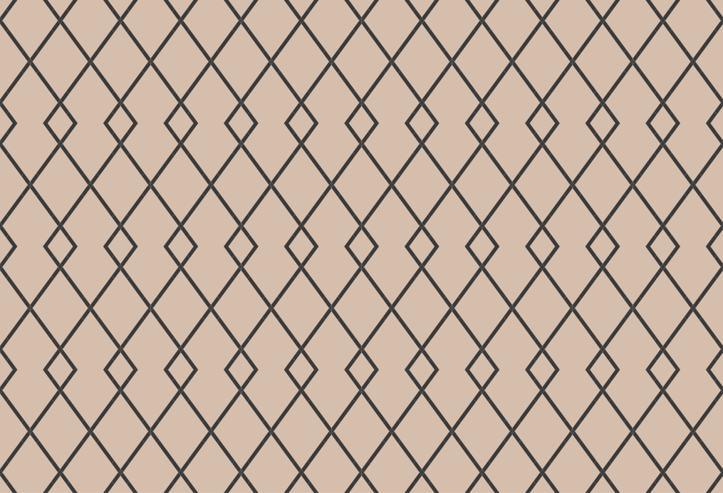 Graceful Diamond Motif geometric rug - TenStickers