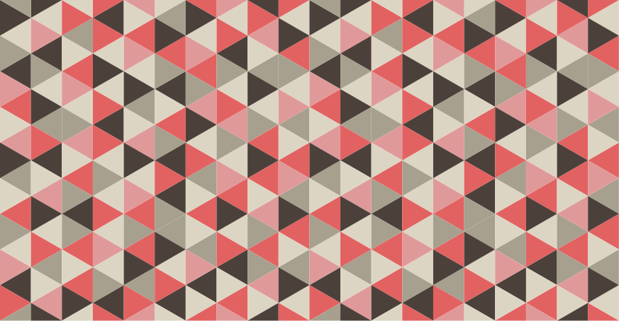 Cubist Triangular Array geometric rug - TenStickers
