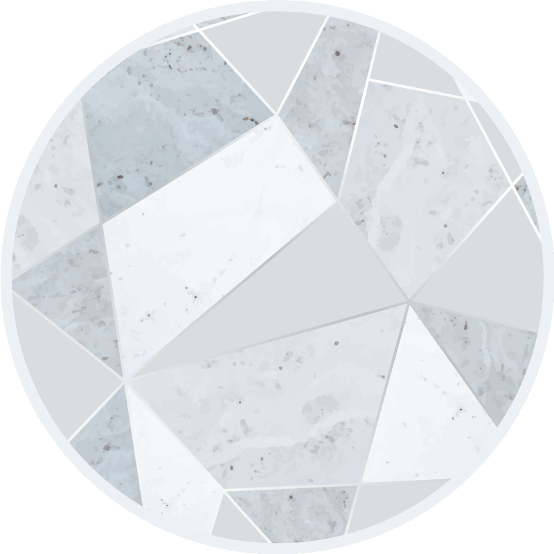 Marble rug in geometric design - TenStickers
