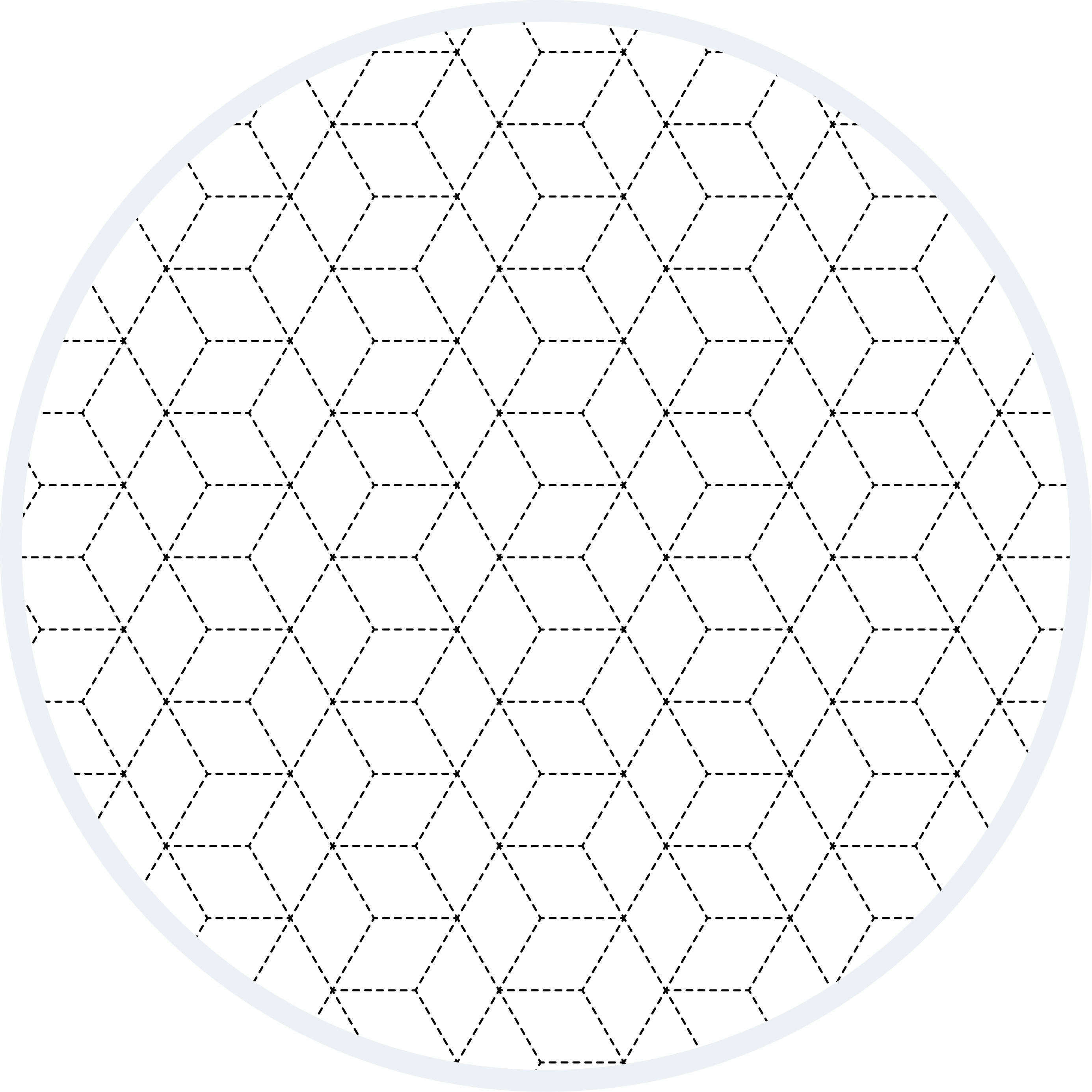Geometric rug with hexagonal outline design - TenStickers