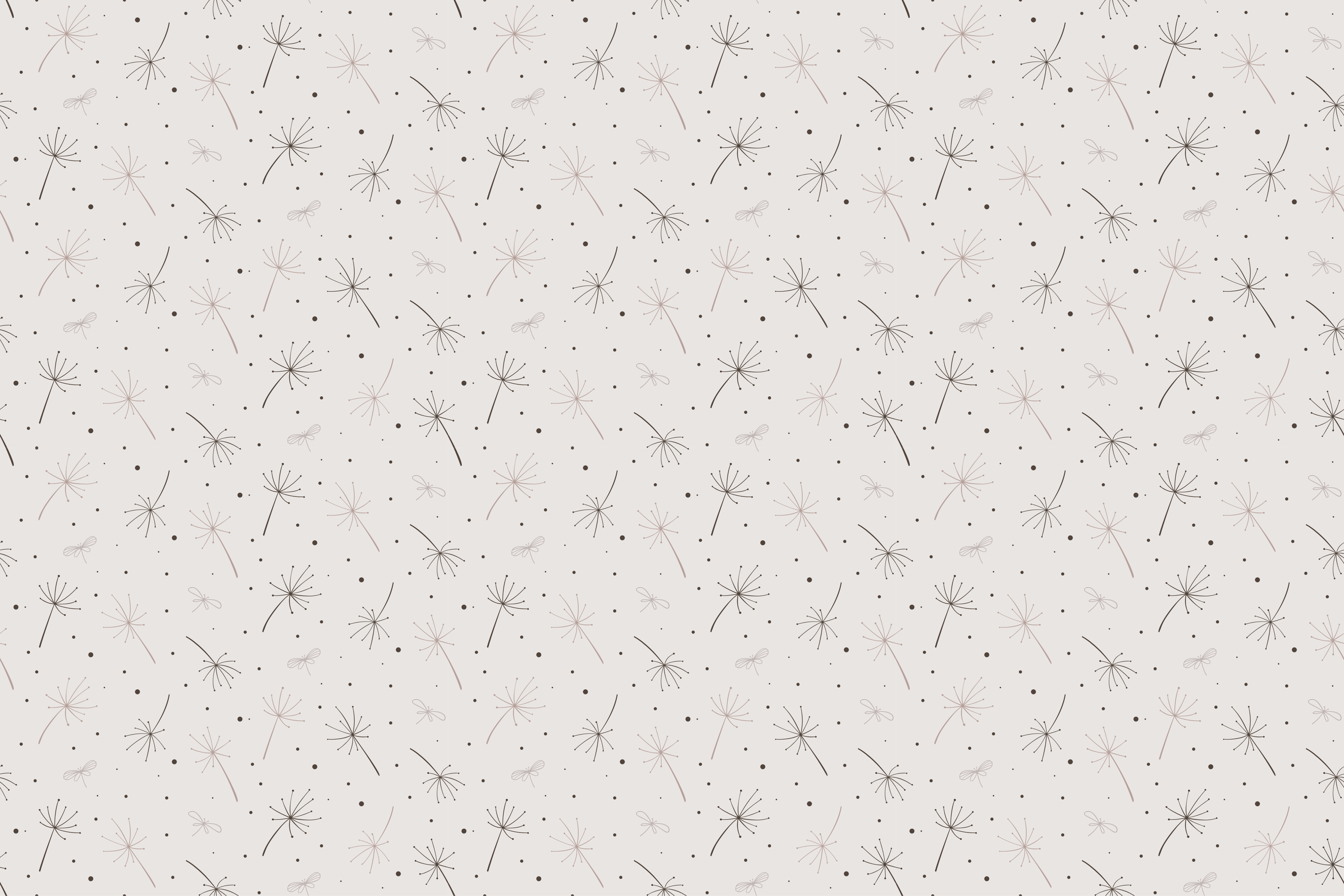 Dandelion Pattern floral rug - TenStickers