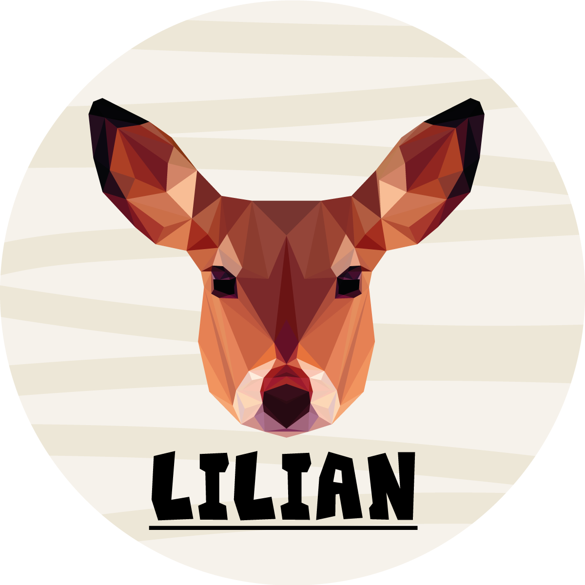 Customizable Deer custom floor mat - TenStickers