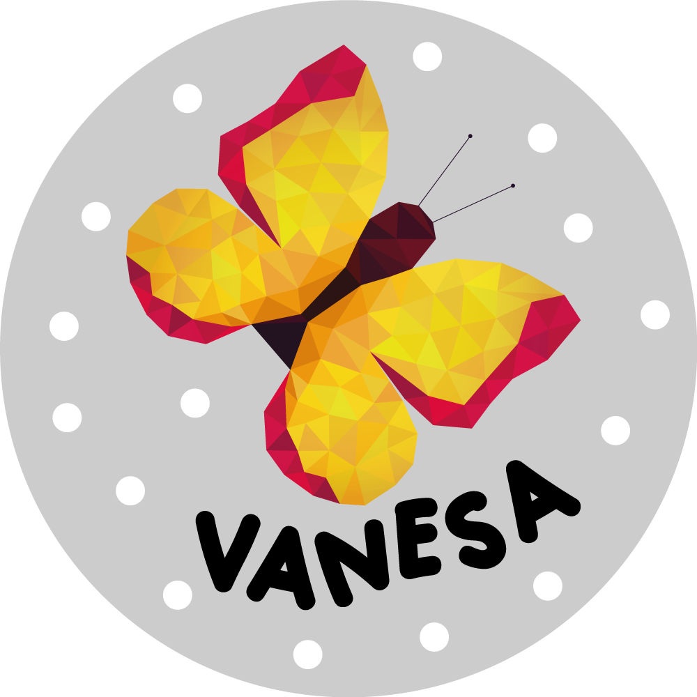 Personalized Butterfly custom floor mat - TenStickers