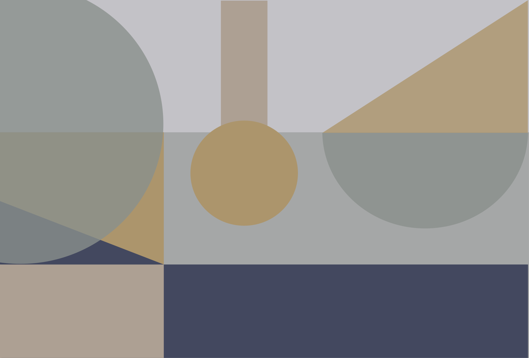 Abstract Shape geometric rug - TenStickers