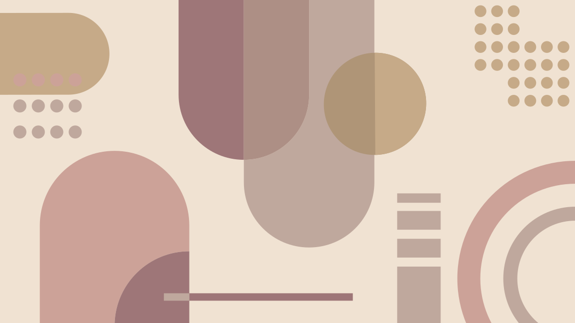 Geometric rug in harmony of geometric shapes - TenStickers