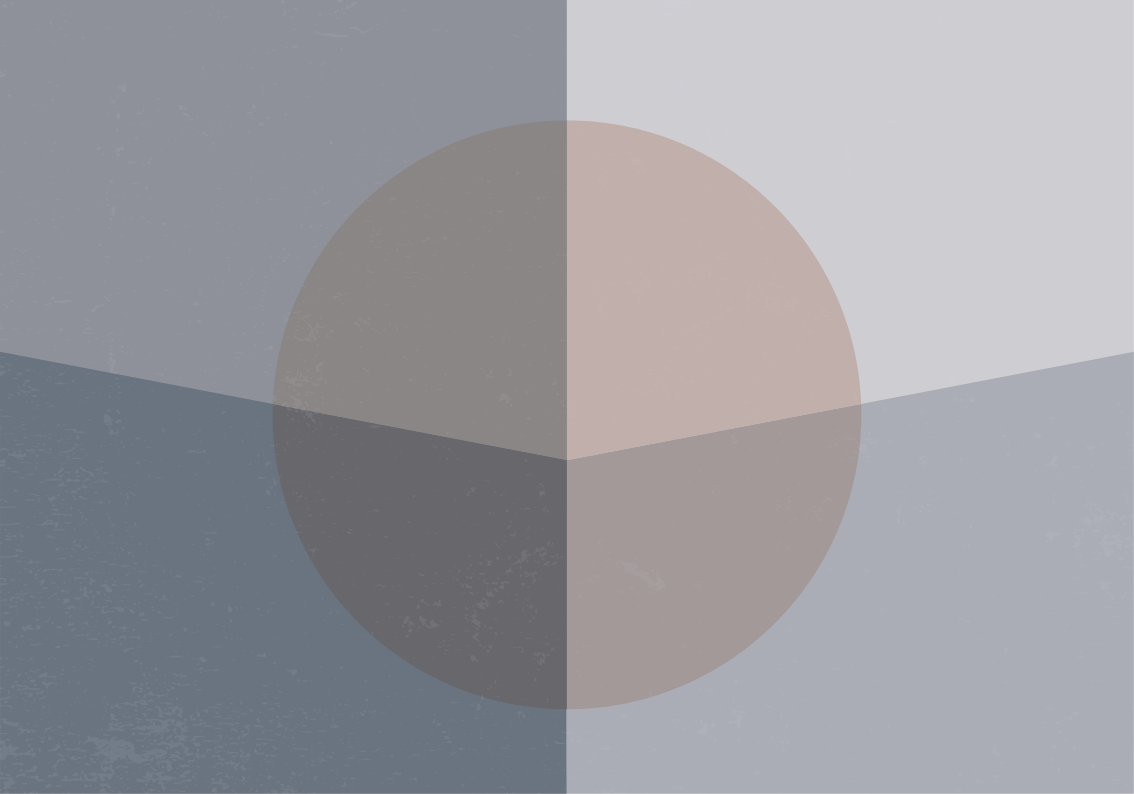 Overlapping Circles geometric rug - TenStickers