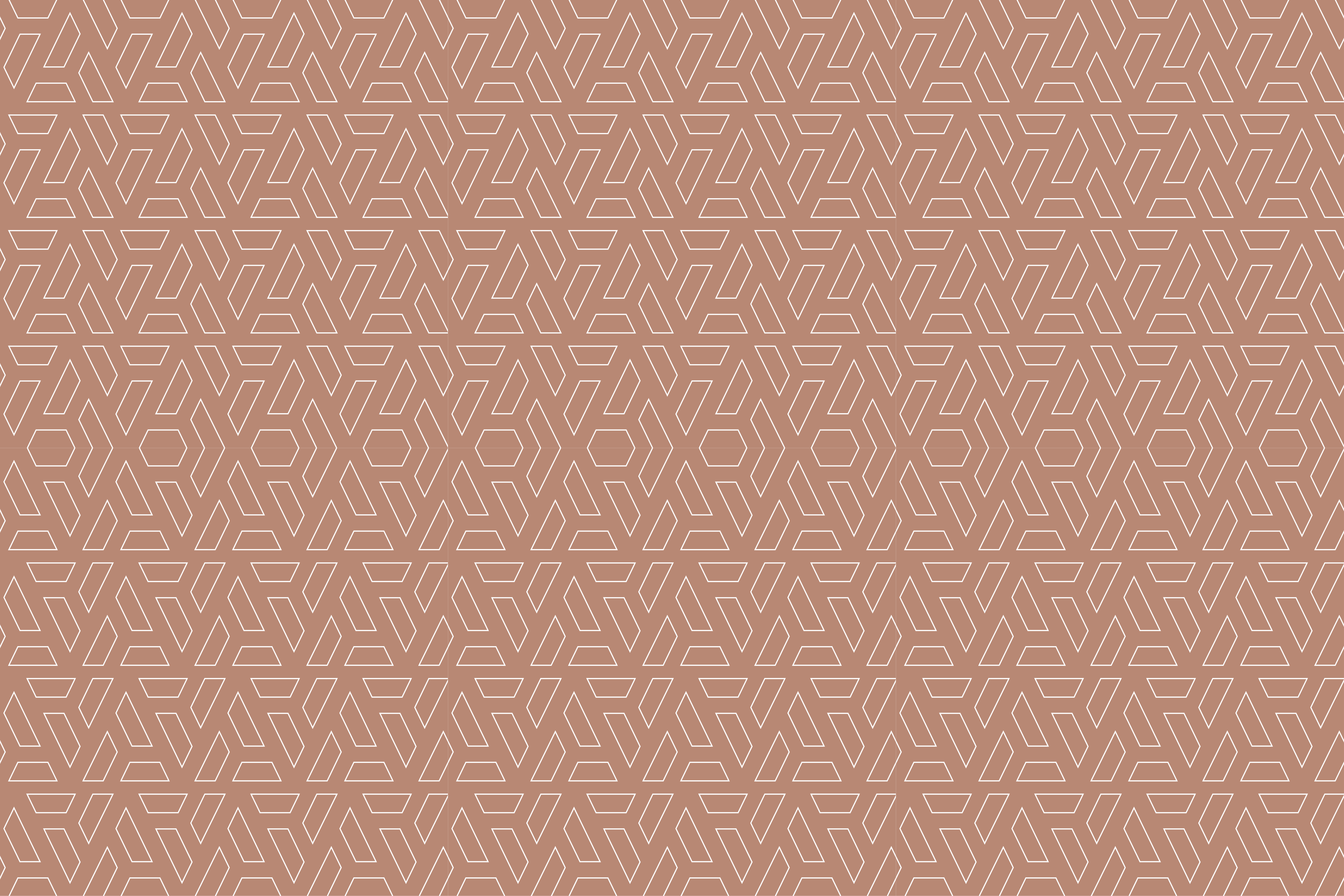 Stylish brown element geometric rug - TenStickers