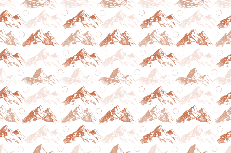 Mountain Pattern nature rug - TenStickers