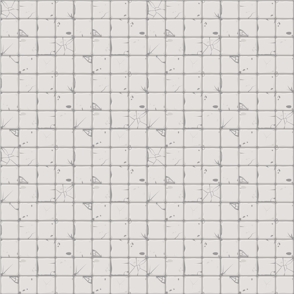 light grey aged tiles tile carpet - TenStickers