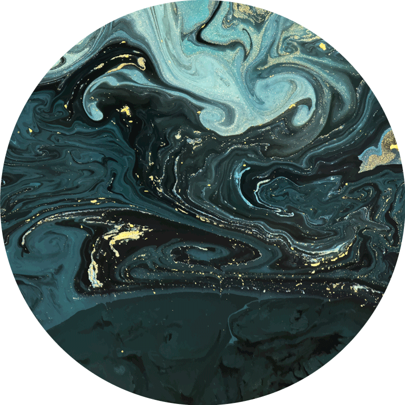 Swirling marble marble rug - TenStickers