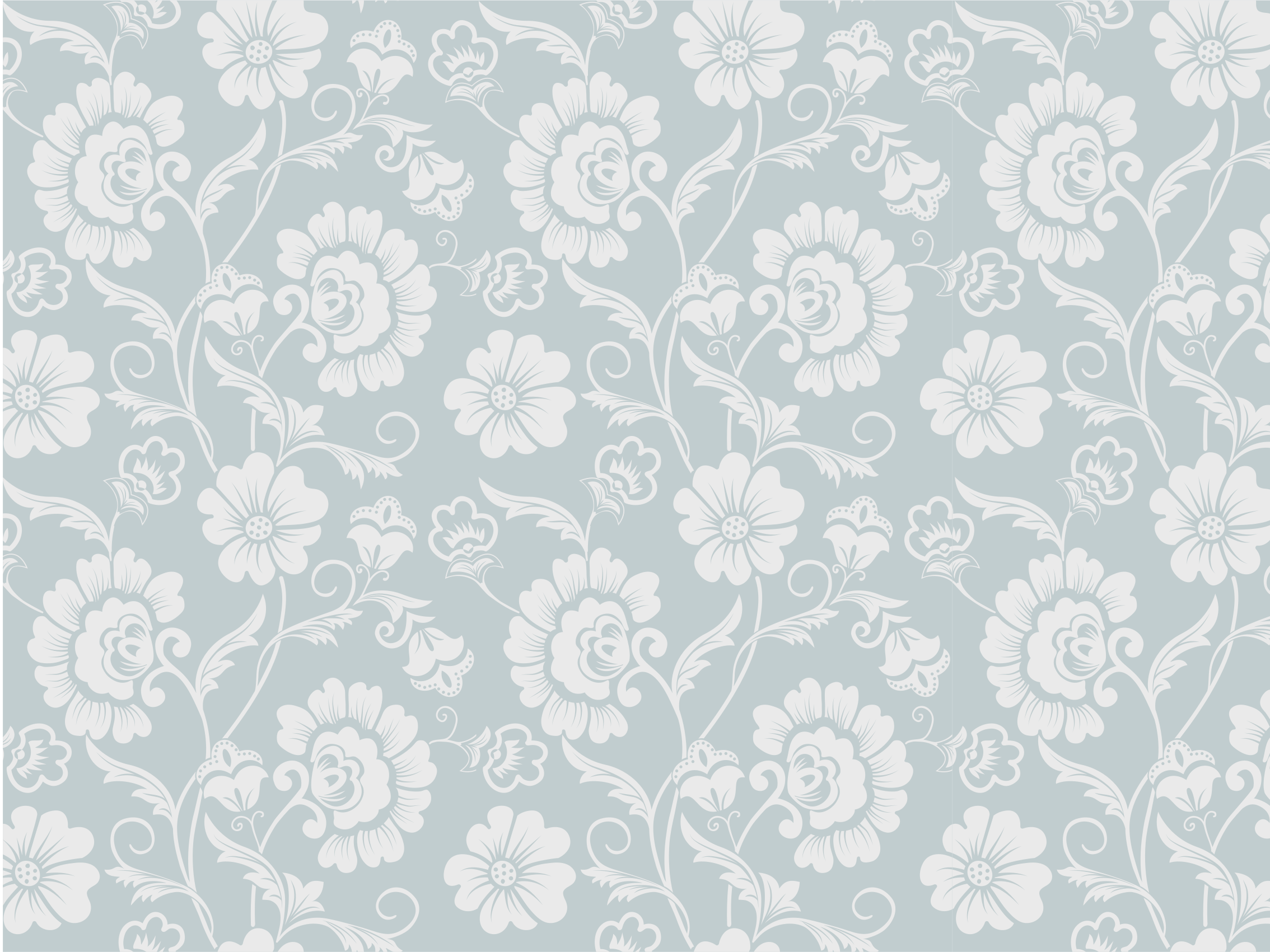 "Granny Chic" Floral Print rug - TenStickers