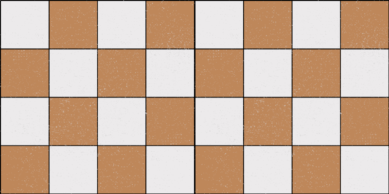 Checkerboard Pattern Decor kitchen mat - TenStickers
