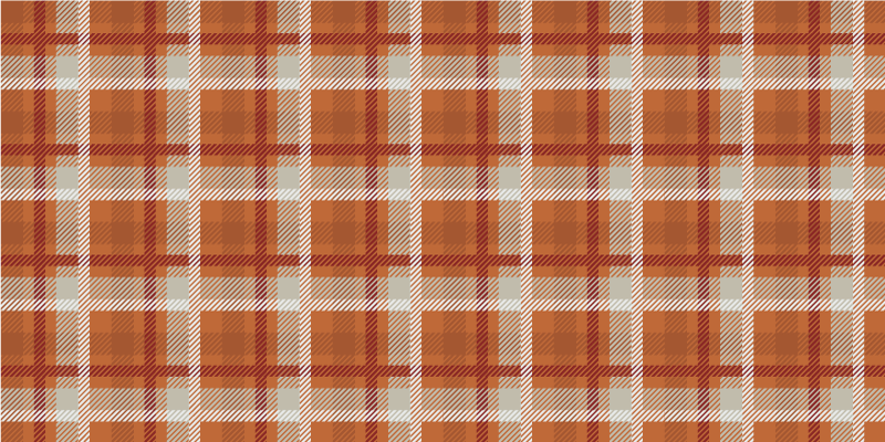 Plaid patterned warmth living room rug - TenStickers
