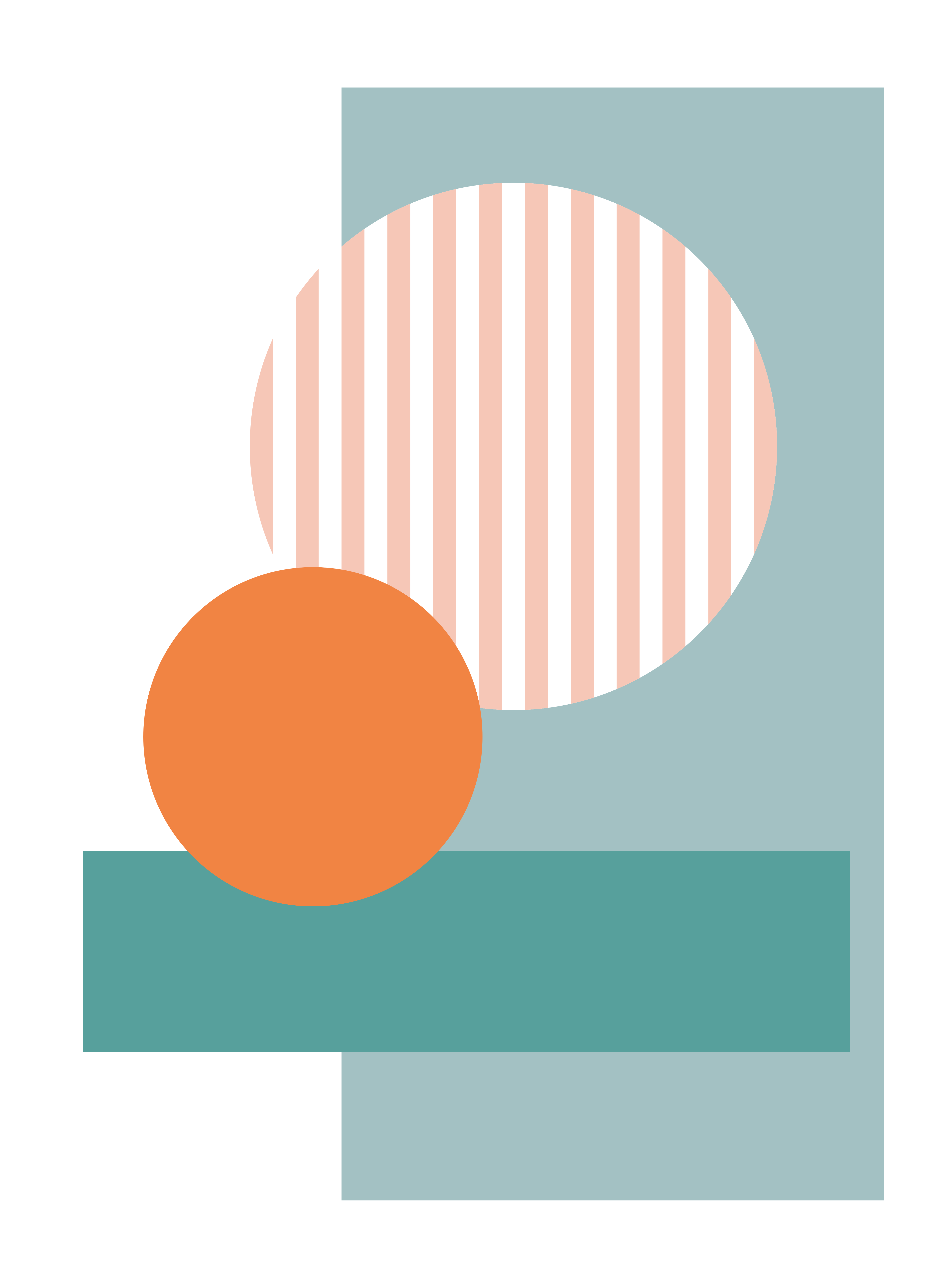 Sunny Geometric Circles modern rug - TenStickers