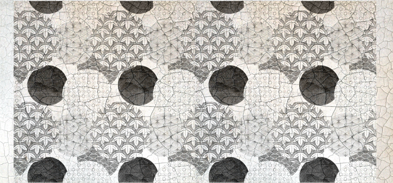 Oriental geometric pattern floor carpets - TenStickers