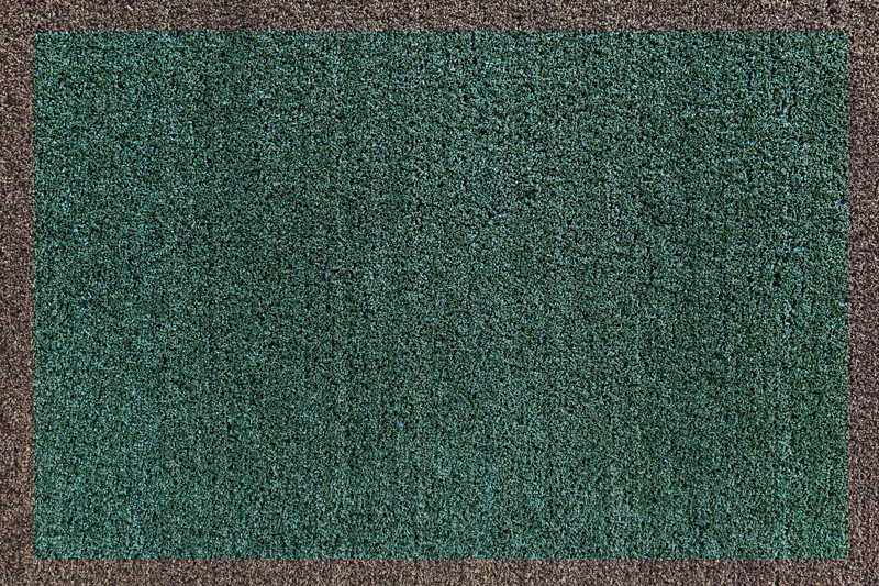 Teplon green and beige minimalist rug - TenStickers