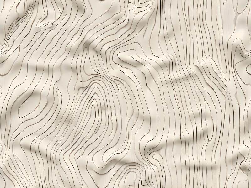 Abstract lines beige vinyl rug - TenStickers