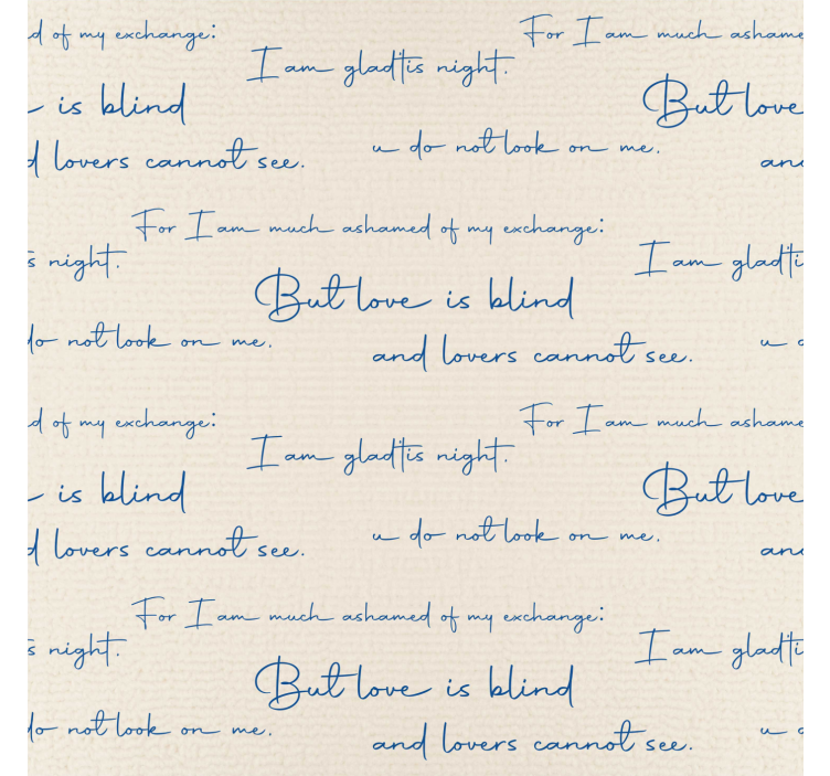 Textile chart alphabet wallpaper - TenStickers