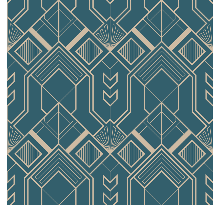 Stylish patterned motif modern wallpaper - TenStickers