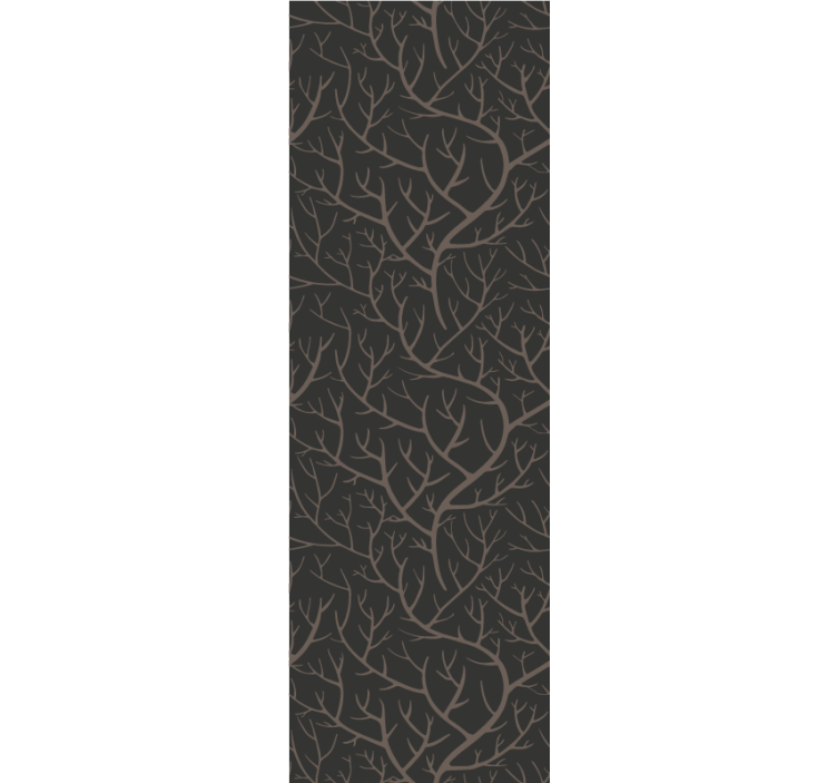 Branching grey design tree wallpaper - TenStickers