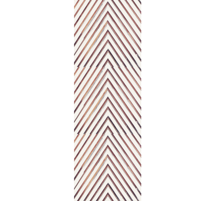 Chevron Line Pattern geometric wallpaper - TenStickers