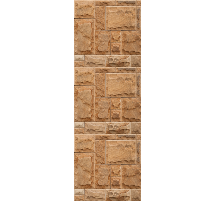 Brickwork texture stone wallpaper - TenStickers