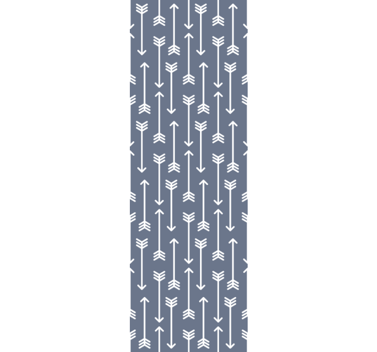 Arrow motif design nordic wallpaper - TenStickers