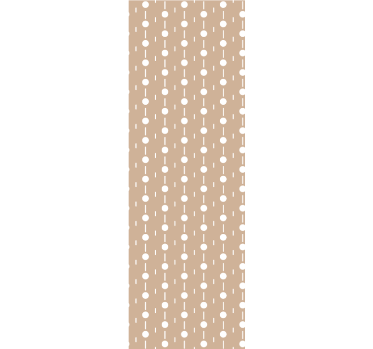 Circular White Dots polka dot wallpaper - TenStickers