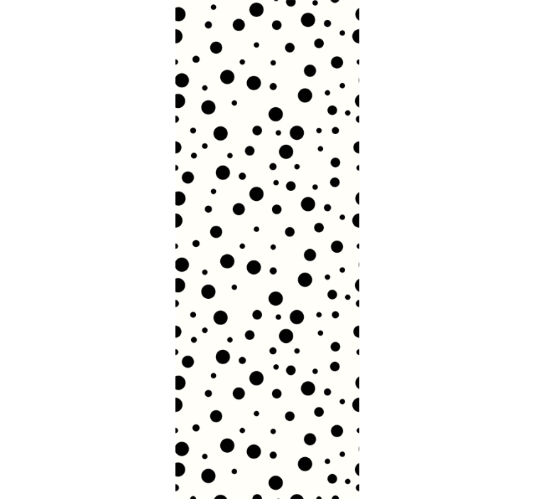 Black Dots polka dot wallpaper - TenStickers