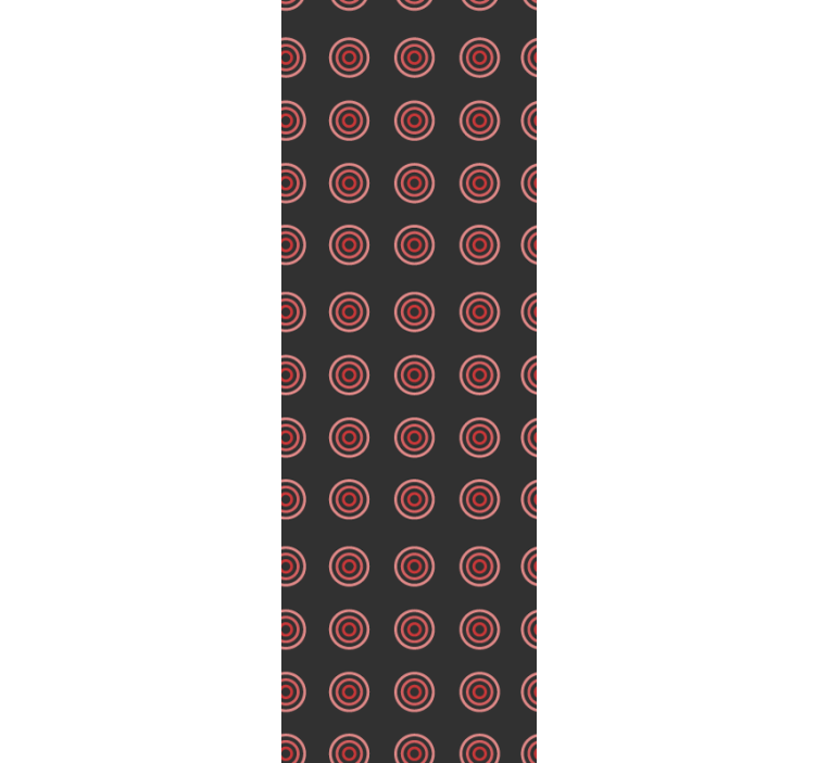 Circles and Rings polka dot wallpaper - TenStickers