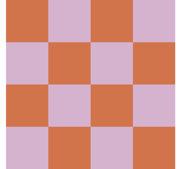 Orange shades motif tile wallpaper - TenStickers