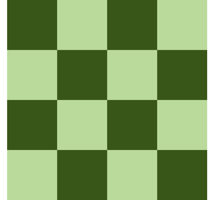 Dark and light green motif tile wallpaper - TenStickers