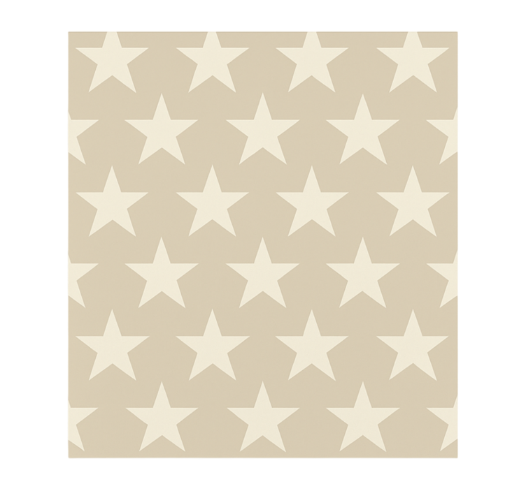 Beige stars pattern teenage bedroom wallpaper - TenStickers