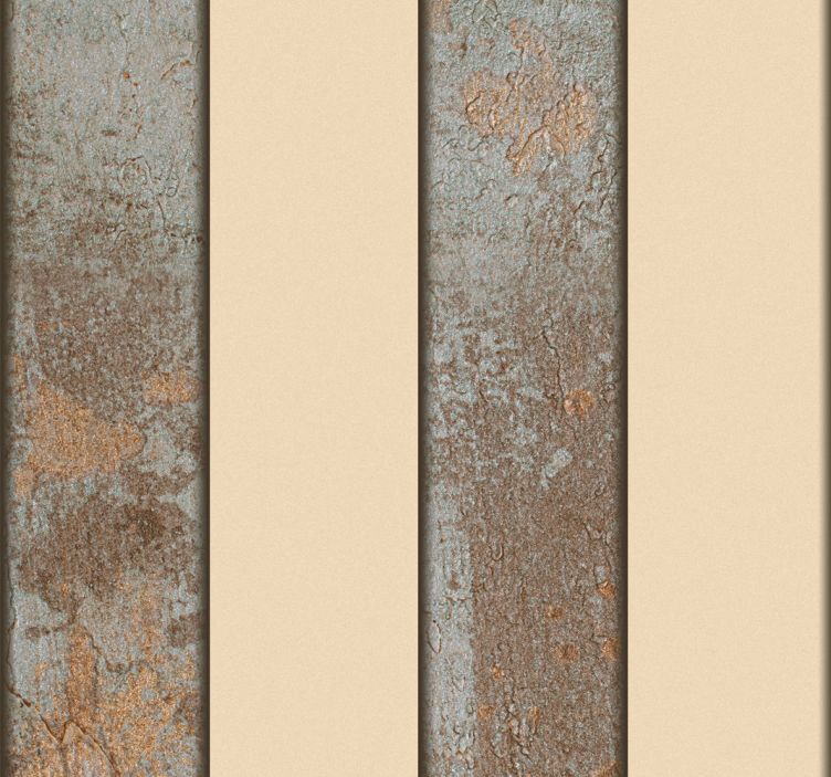 Textured Rustic Stripe Pattern Living Room Wallpaper - TenStickers