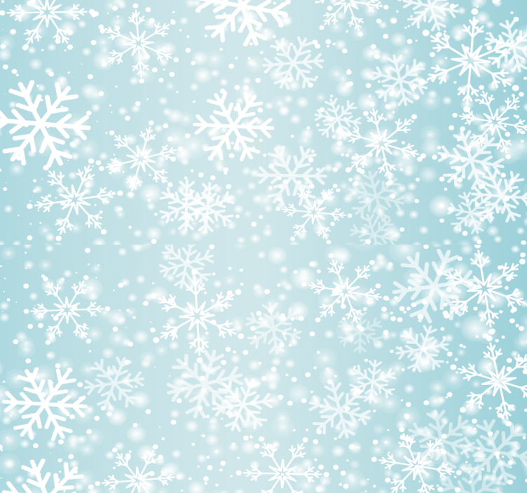 Snowfall Living room Wallpaper - TenStickers
