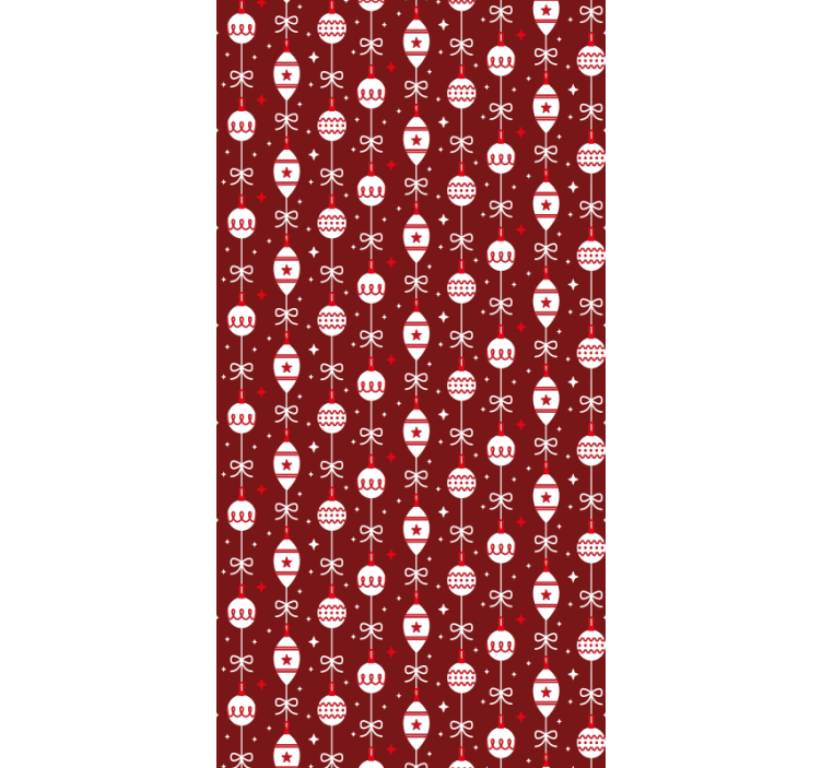 Festive Skull Motif christmas wallpaper - TenStickers