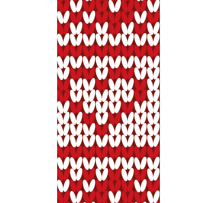 Heart Dot Pattern polka dot wallpaper - TenStickers